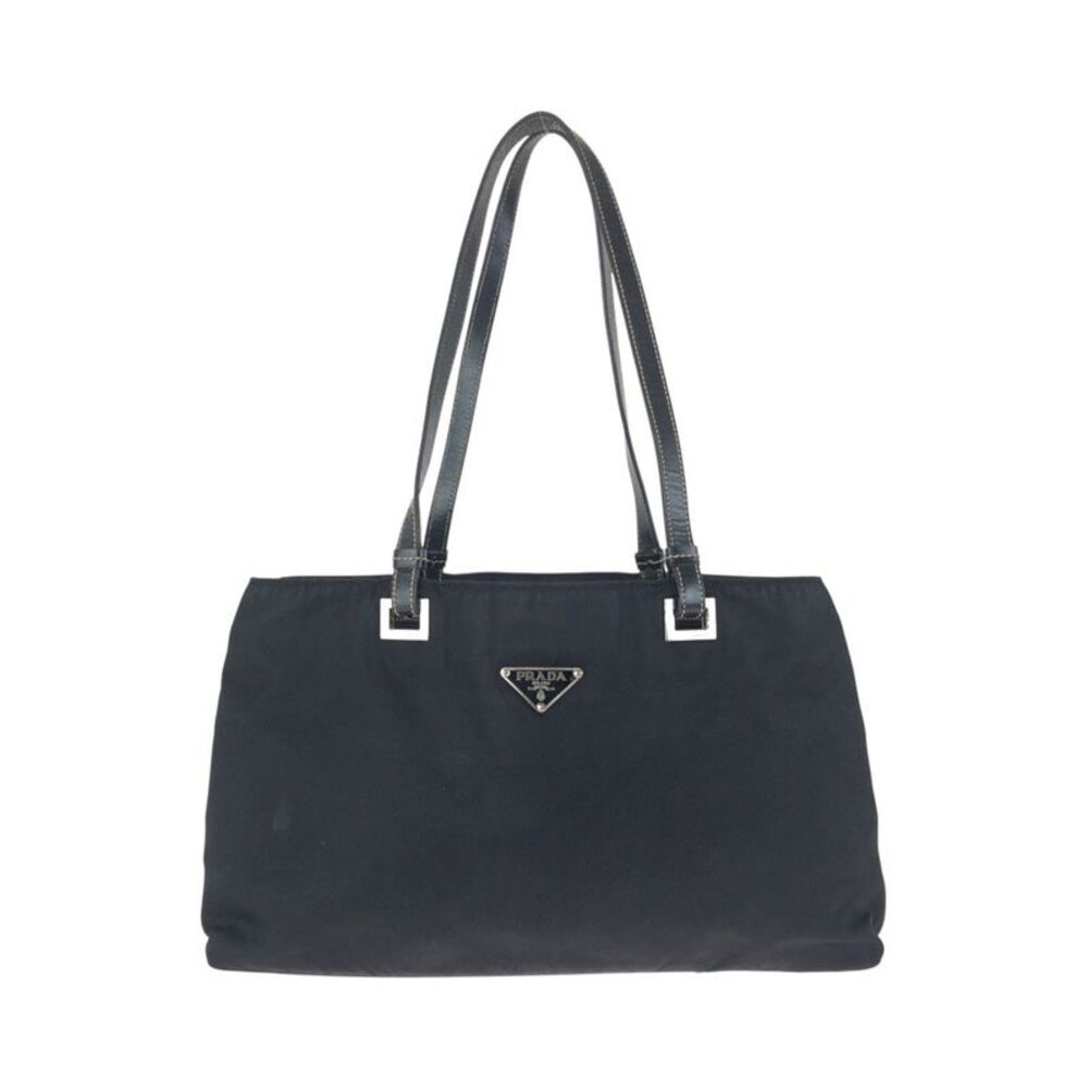 Prada Tessuto Nylon Leather Handbag